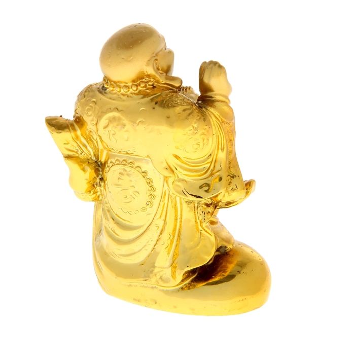 Нэцкэ под золото "Хотей на мешке"