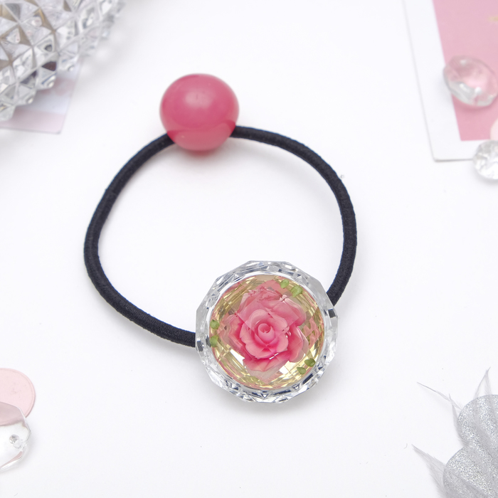 Резинки для волос "Ледяной цветок" (набор 6 шт.)