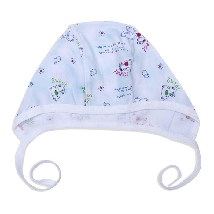 Чепчик ясельный, рост 80 см (12 мес), цвет микс/набивка с06-238-009