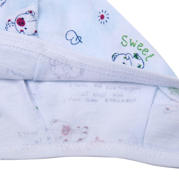 Чепчик ясельный, рост 80 см (12 мес), цвет микс/набивка с06-238-009