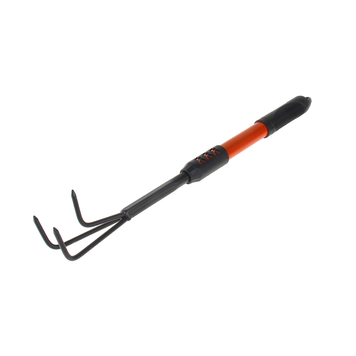 Рыхлитель, длина 41 см, 3 зубца, прорезиненная ручка