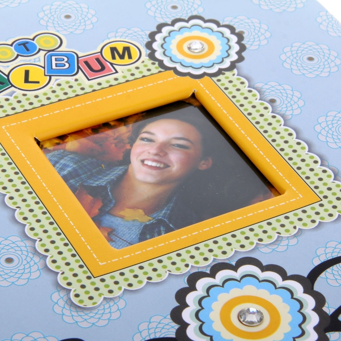 Фотоальбом на 100 фото 10х15 см "Цветочный узор"