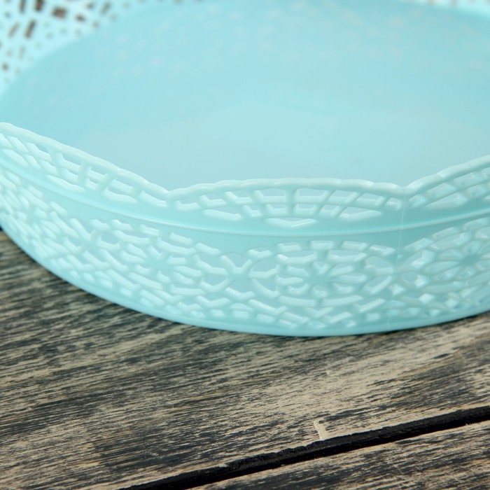 Ваза для хлеба и фруктов 21 см "Шарм", цвета МИКС