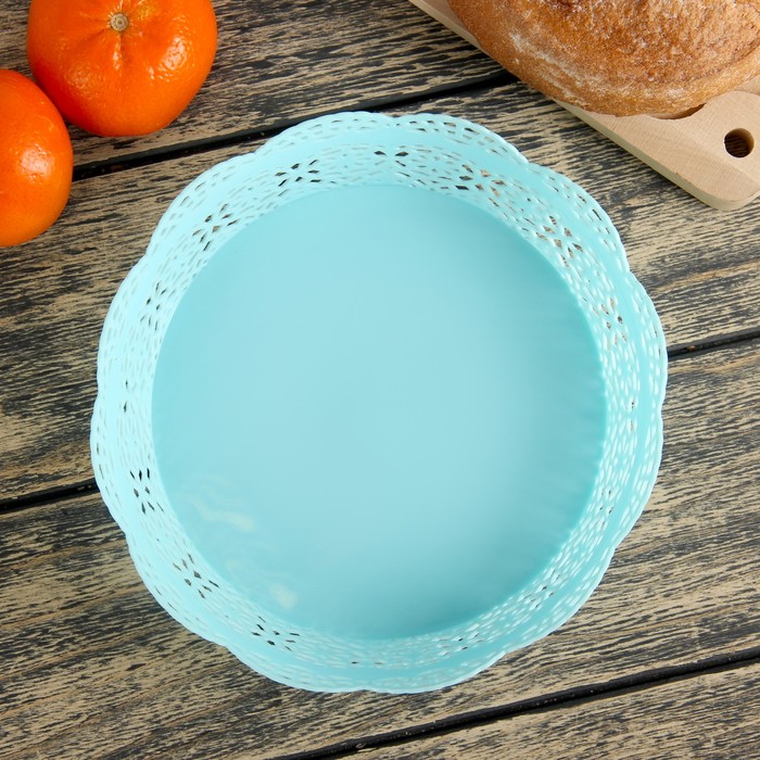 Ваза для хлеба и фруктов 21 см "Шарм", цвета МИКС