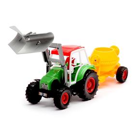 Трактор «Строитель» с бетономешалкой, МИКС от Сима-ленд