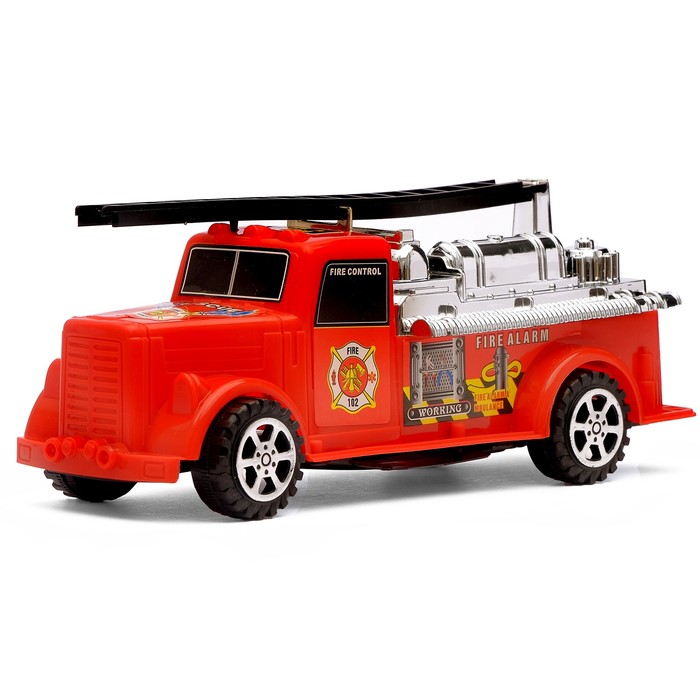 Машина инерционная "Пожарная", цвета МИКС