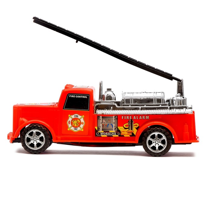 Машина инерционная "Пожарная", цвета МИКС