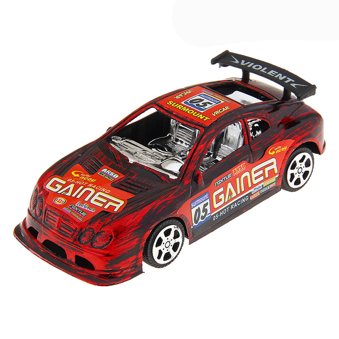 Машина инерционная "Гонка", цвета МИКС