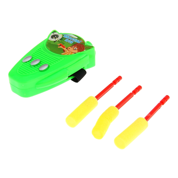 Браслет "Стрелок", стреляет мягкими пулями, цвета МИКС