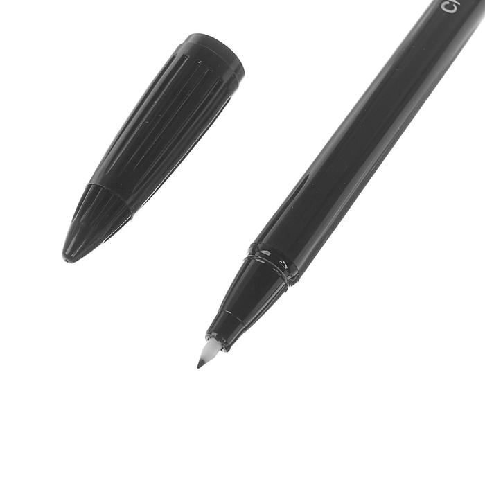 фото Ручка капиллярная crown смр-5000, узел 0.5 мм, пластиковая, чёрная