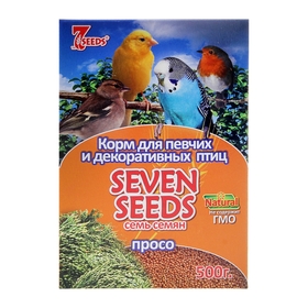 Корм Seven Seeds для птиц, просо, 500 г Ош