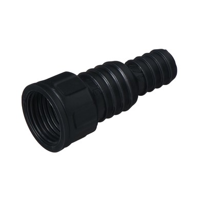 Штуцер, внутренняя резьба 3/4" (19 мм), для шланга 1/2" (12 мм) – 3/4" (19 мм), пластик, «Жук»