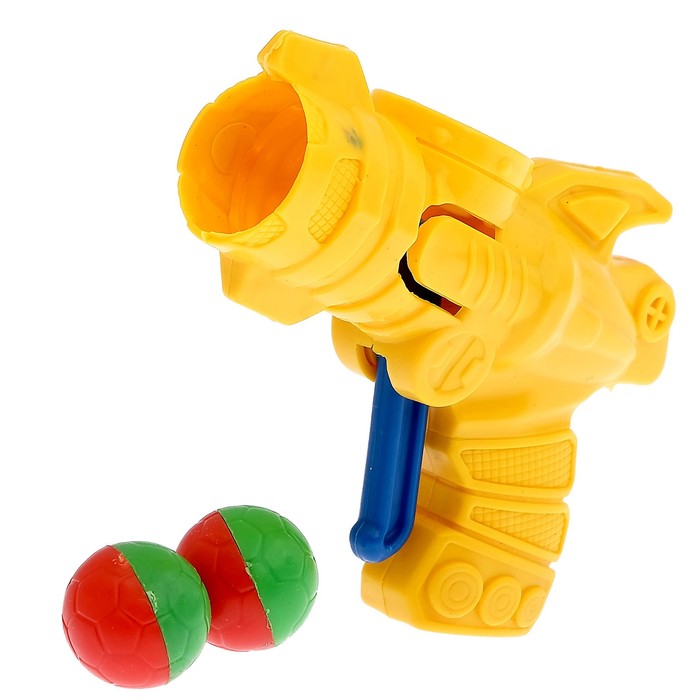 Пистолет "Бластер", стреляет шариками, цвета МИКС