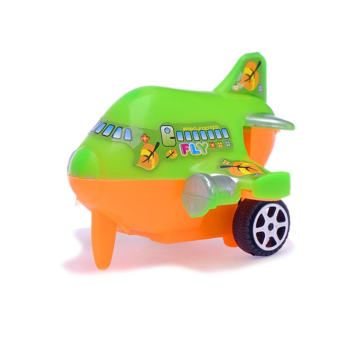 Самолёт инерционный, цвета МИКС