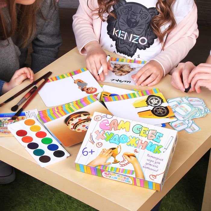 Настольная игра рисование "Сам себе художник"