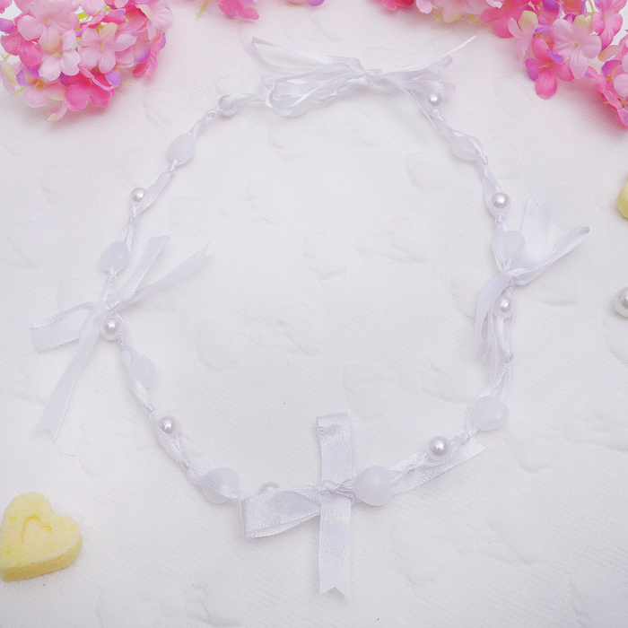 Бусы детские "Выбражулька" бантики, цвет МИКС