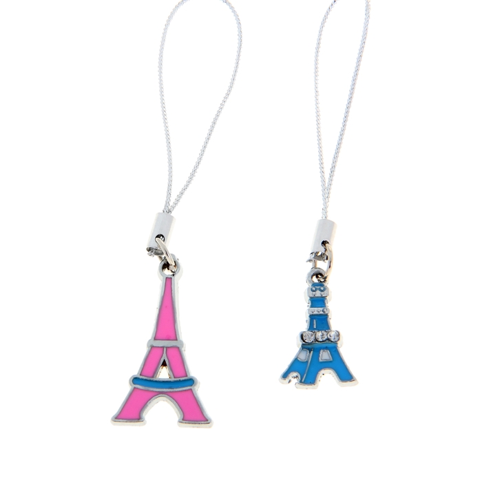 Подвеска для телефона 2в1 "Эйфелева башня"