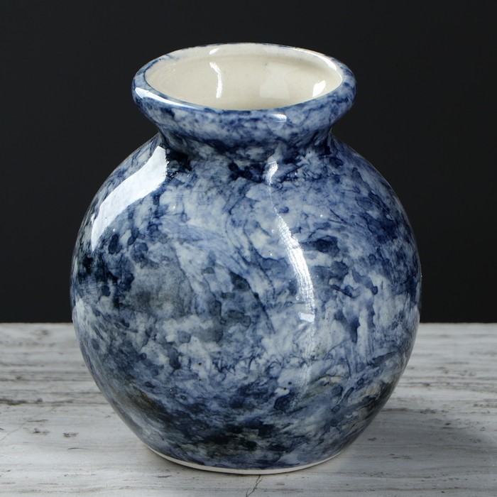 Ваза "Машка" малая мрамор, микс