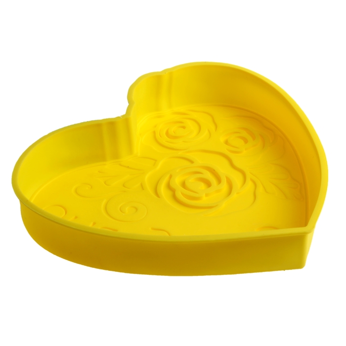 Форма для выпечки "С любовью", жёлтый