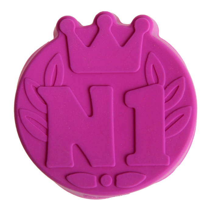 Набор форм для запекания 6 шт. "№1", микс цветов, 7 см, глубина 2,3 см