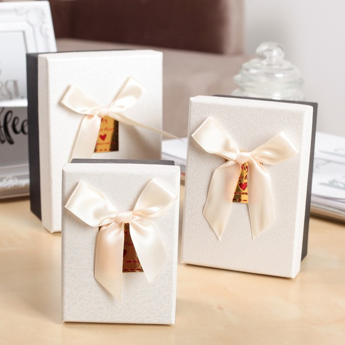 Набор коробок 3в1 "Искушение", 15,5 х 10,5 х 8 - 11 х 8 х 5,5 см