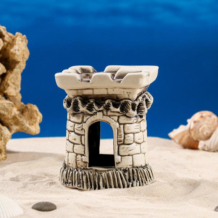 Декорации для аквариума "Черепашник малый" коричневый