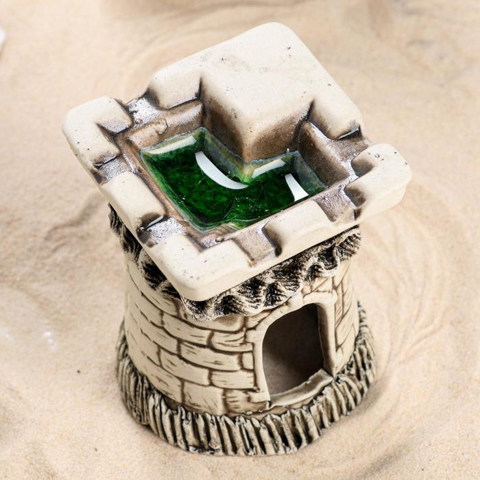 Декорации для аквариума "Черепашник малый" коричневый