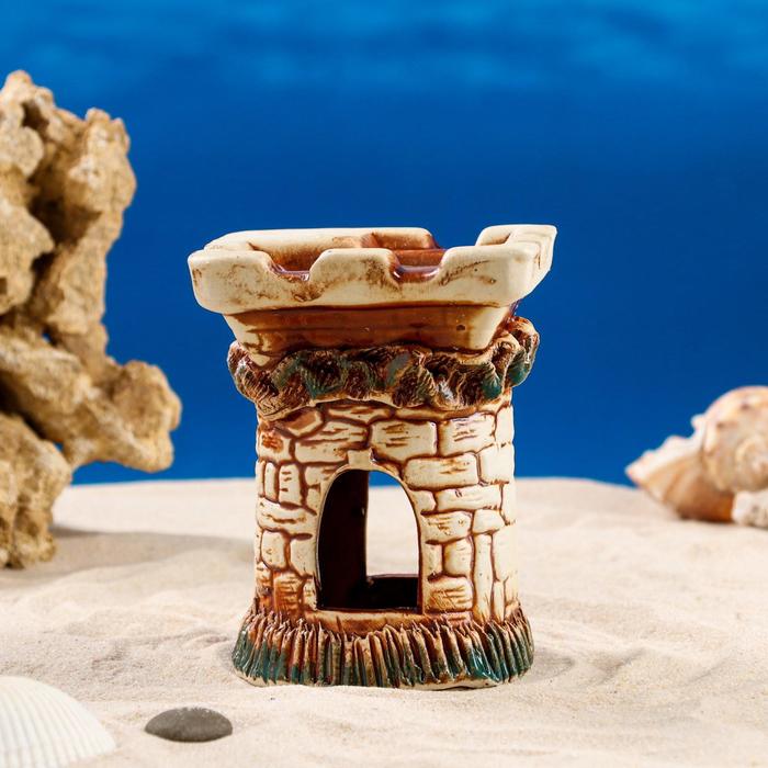 Декорации для аквариума "Черепашник малый" коричневый