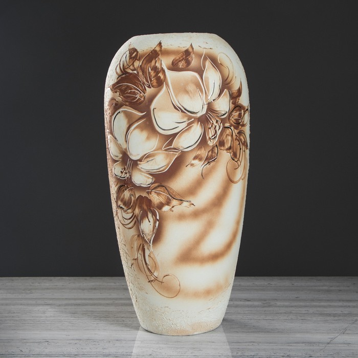 Ваза напольная "Аурика" золото