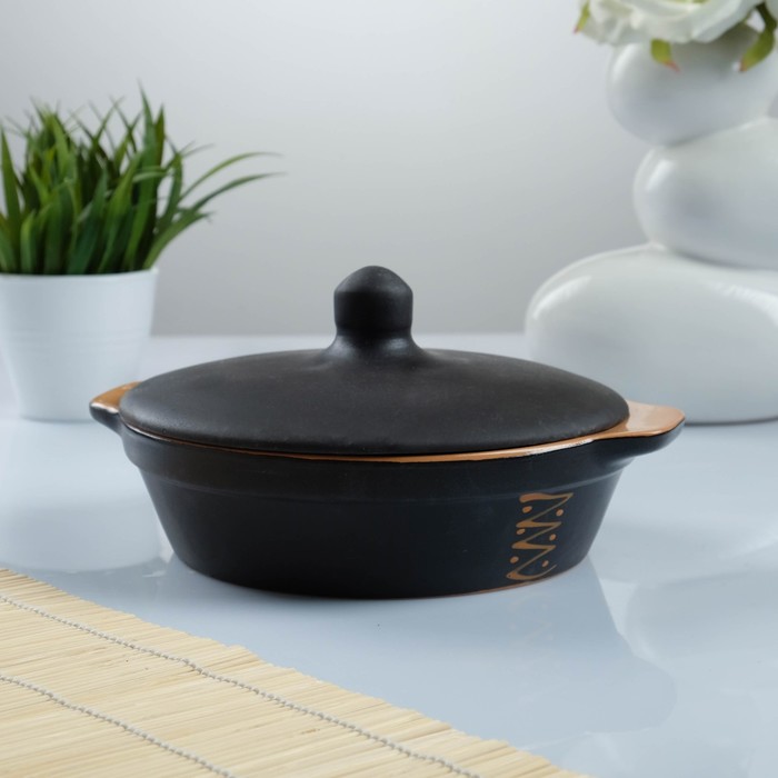 Форма для запекания с крышкой 0,9л чугун