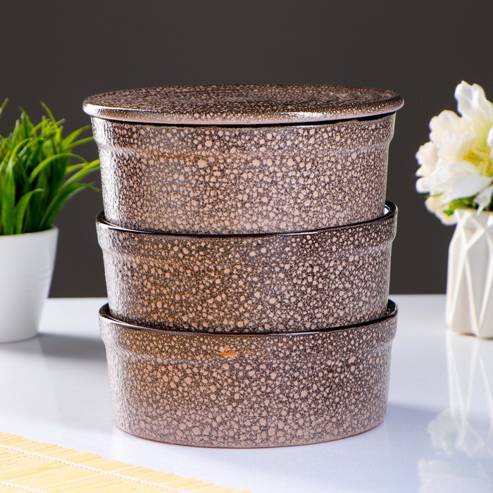 Набор для холодца 3л Белогорье мрамор