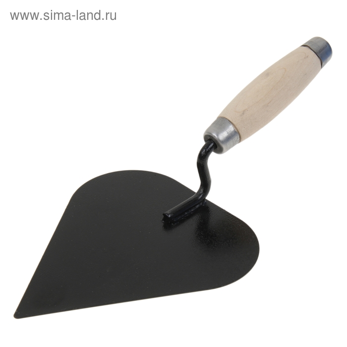 Кельма штукатура Россия, стальная, деревянная усиленная ручка