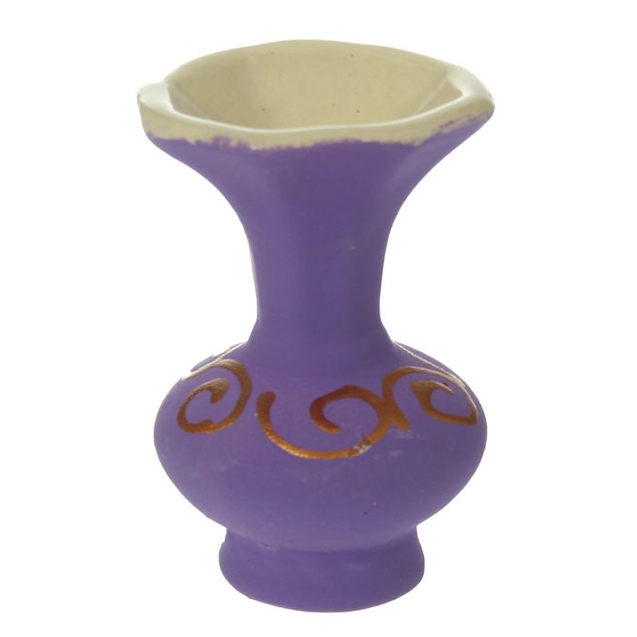 Ваза "Клаксон" малая, узор, микс