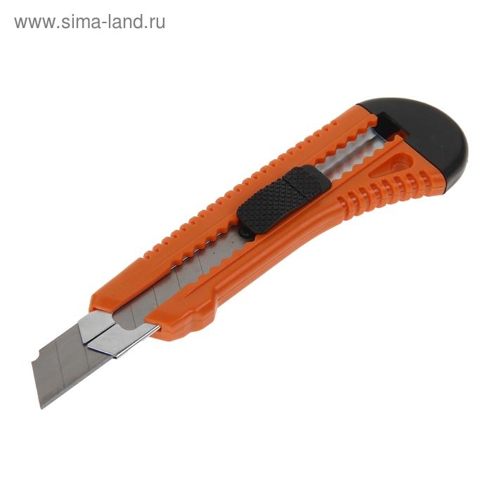 Нож универсальный Sparta, корпус пластик, квадратный фиксатор, усиленный, 18 мм