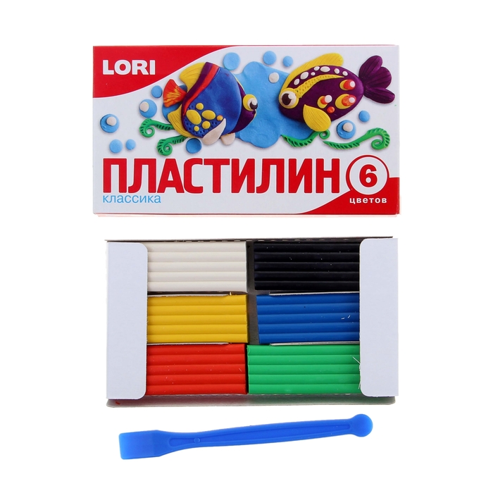 Пластилин 6 цветов 120 г &quot;Классика&quot;