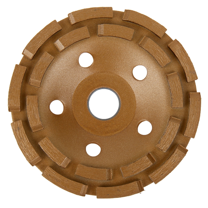 Чашка алмазная зачистная MATRIX, 125 мм, двухрядная