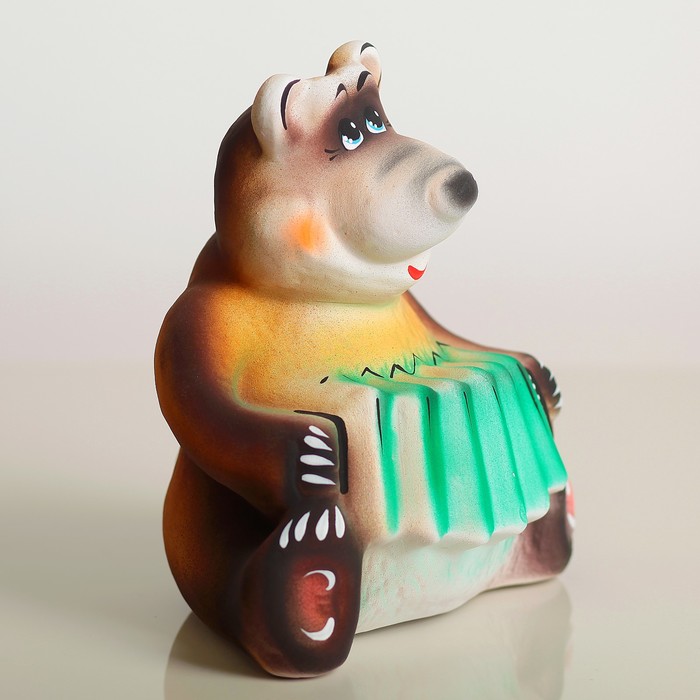 Копилка "Мишка с гармошкой"