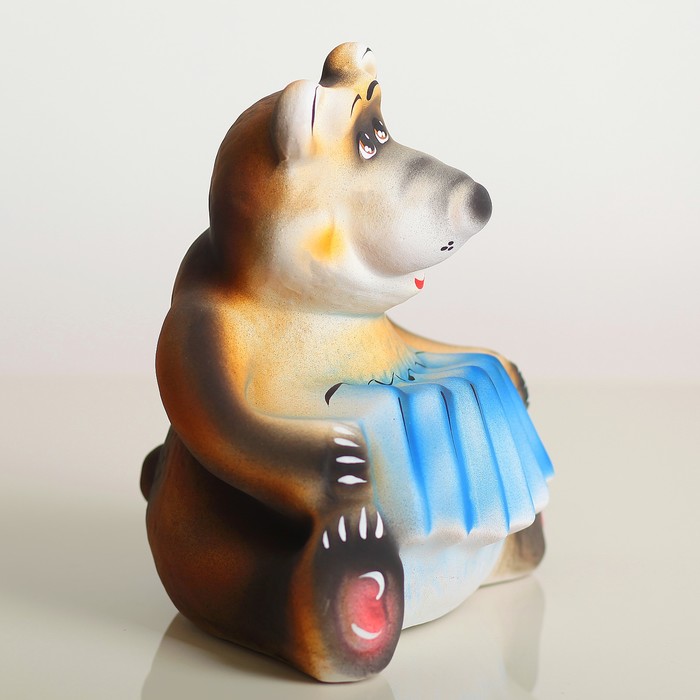 Копилка "Мишка с гармошкой"