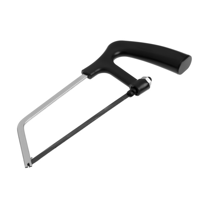 ножовка по металлу tundra хромированная пластиковая рукоятка 150 мм Ножовка по металлу ТУНДРА, хромированная, пластиковая рукоятка, 150 мм