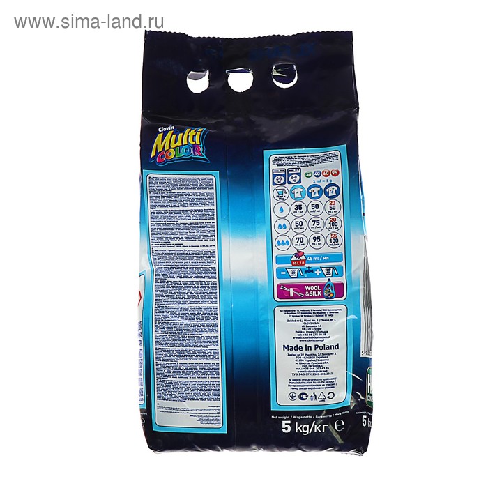 

Стиральный порошок Clovin Multi Color, автомат, 5 кг