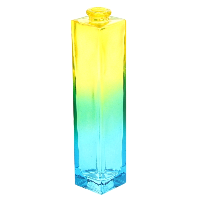 Ваза "Нарцисс" радуга, жёлто-голубая, 0,45 л