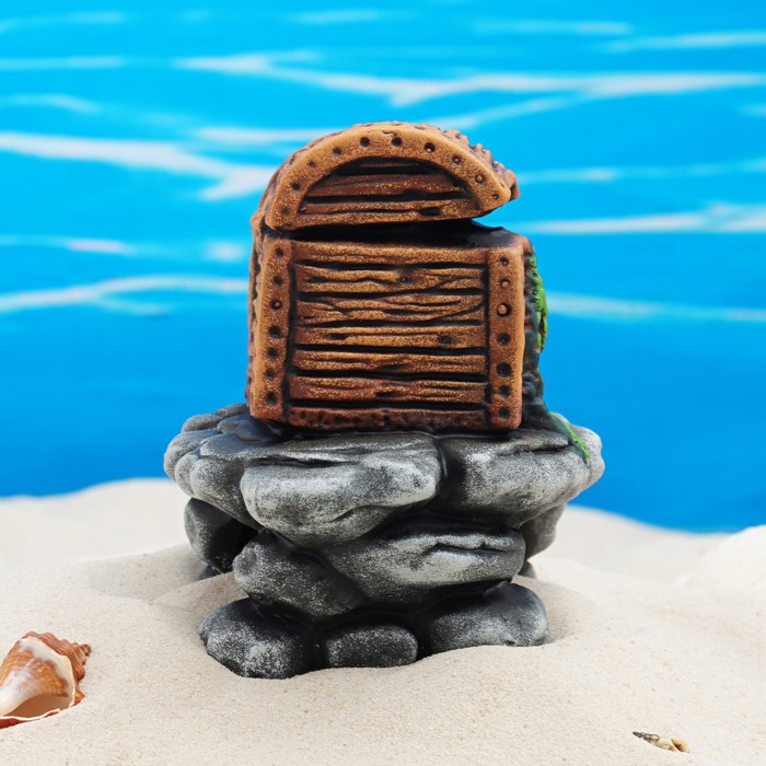 Грот для аквариума, Сундук на камнях, К-17