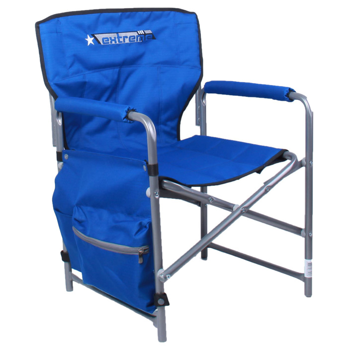 Кресло складное КС1, 49 х 49 х 72 см, цвет синий