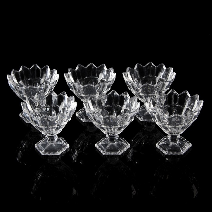 Набор креманок 200 мл "Лотос", 6 шт