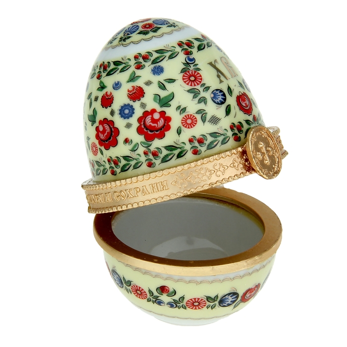 Яйцо-шкатулка "ХВ"