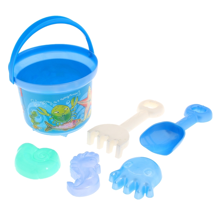 Песочный набор "Крабик", 6 предметов