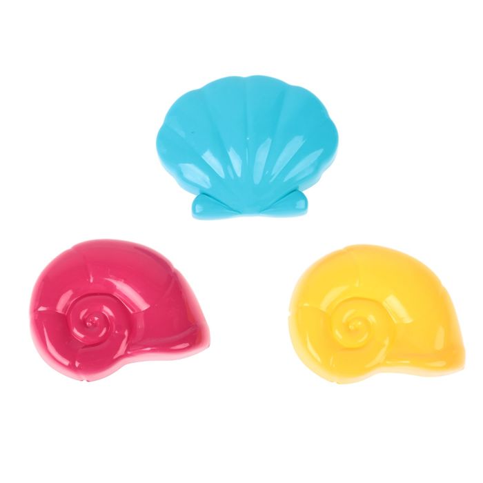 Набор формочек "Ракушки", 3 штуки