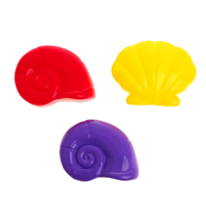 Набор формочек "Ракушки", 3 штуки