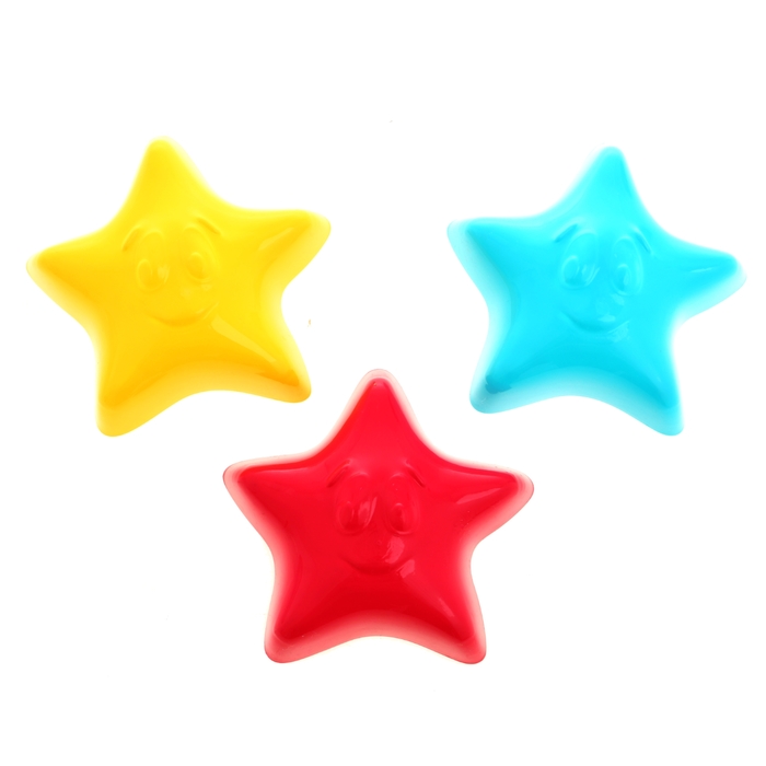 Набор формочек "Три звезды", 3 штуки