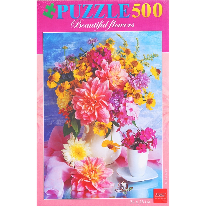 Пазлы "Романтический букет", 500 элементов